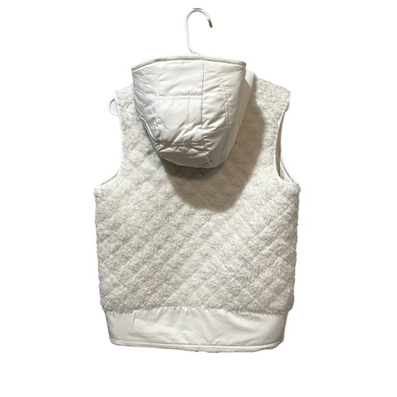 Women's Patagonia White Teddy Bear Fleece Reversible Size Medium | R1 - Picture 3 of 9